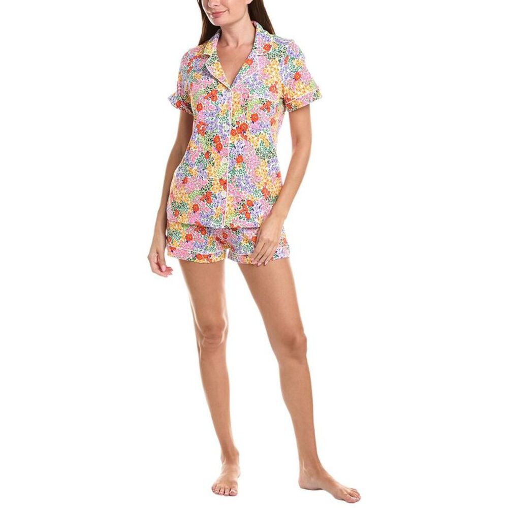 Bedhead Womens  2Pc Short Pajama Set, Purple